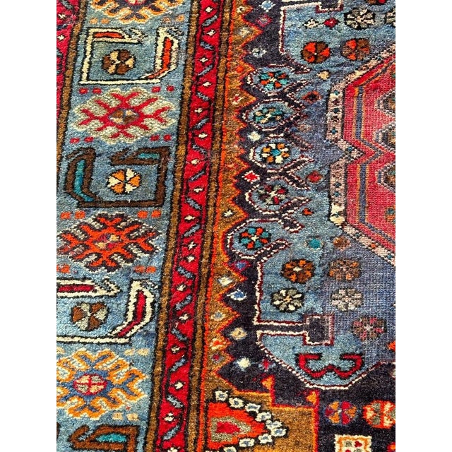 Mid-Century Hamadan Rug, 1960s For Sale - Image 12 of 18