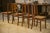 Wood Art Nouveau Oak Chairs, 1910s, Set of 4 For Sale - Image 7 of 10