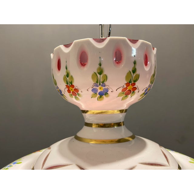 Venetian Murano Glass Pendant Lamp For Sale - Image 8 of 10