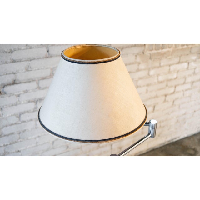 Vintage Casella Chrome Swing-Arm Floor Lamp For Sale - Image 18 of 18