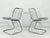 Silver Sabrina Cantilever Chairs by Gastone Rinaldi for Rima, Italy, 1970s, Set of 4 For Sale - Image 8 of 18