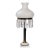 Vintage Sinumbra Astral-Style Brass, Marble & Crystal Table Lamp For Sale