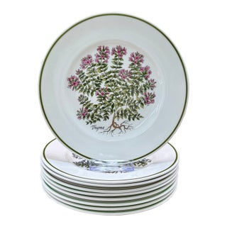 Tiffany & Co. Botanical Salad Plates by Johnson Brothers, Set of 9 For Sale