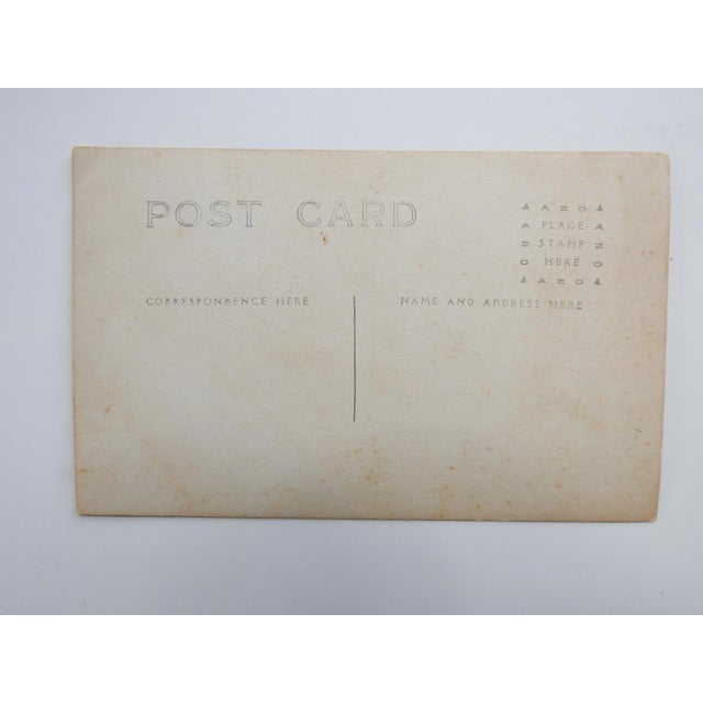 Early 20th century sepia tone RPPC real photo postcard photograph of 3 handsome guys in different hats. Unframed,...