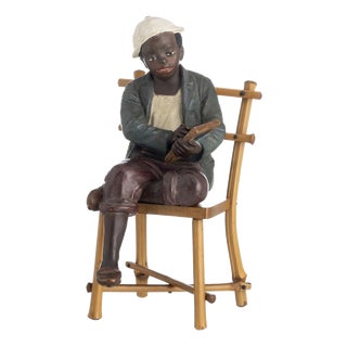 Terracotta Sculpture from Johann Maresch, 1890 For Sale