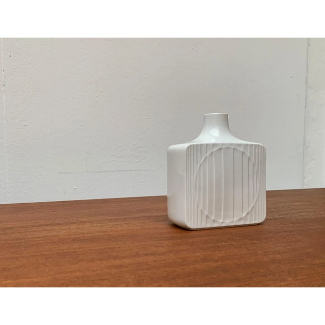 Vintage German Minimalist Porcelain Vase from Fürstenberg For Sale - Image 13 of 18