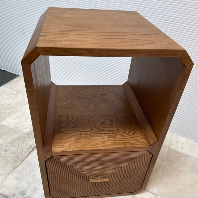 Four Hands Caspian End Table, Natural Ash Wood For Sale - Image 12 of 12