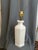 Palm Beach Regency Vintage white glazed ceramic faux bamboo in a hexagonal shape table lamp. Vintage coastal style...
