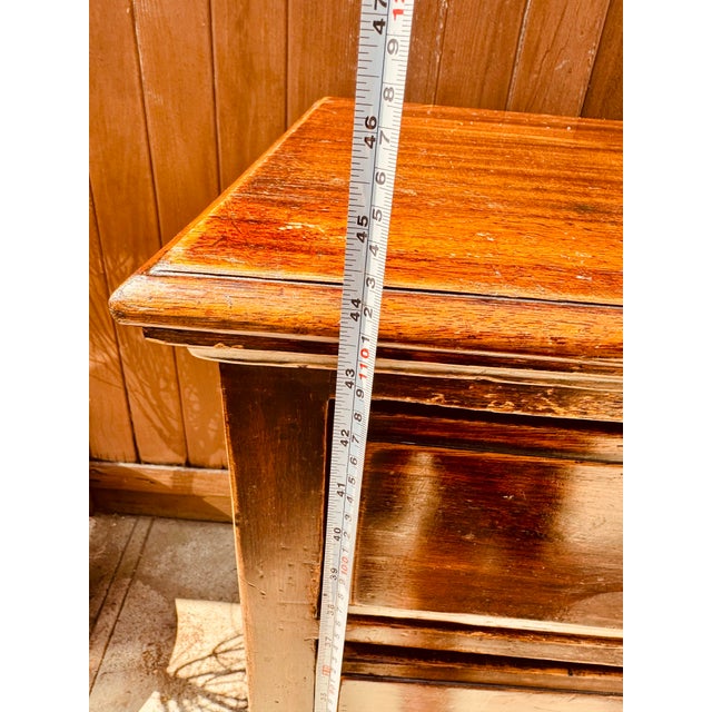 Burnt Umber Antique Nesting Dresser For Sale - Image 8 of 9