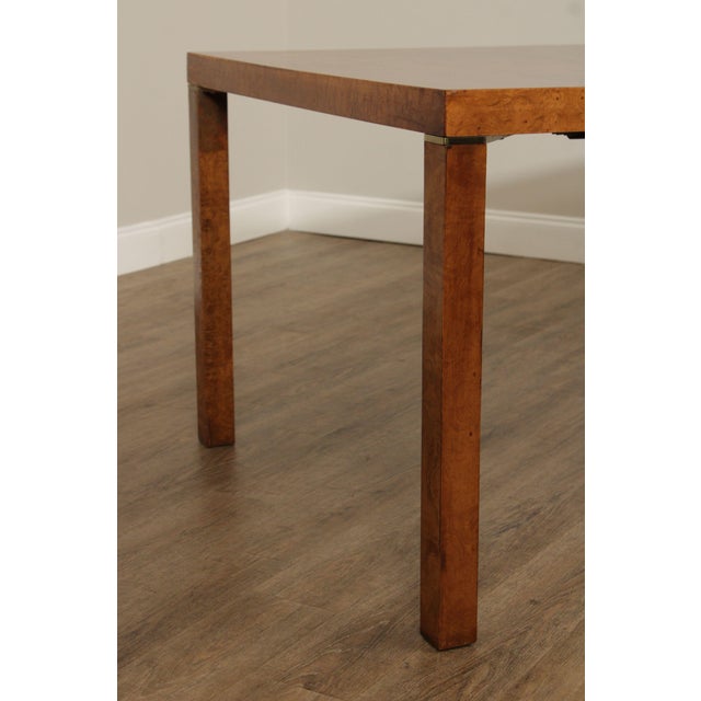 Mid-Century Modern Lane Mid Century Modern Burlwood Expandable Dining Table For Sale - Image 3 of 13
