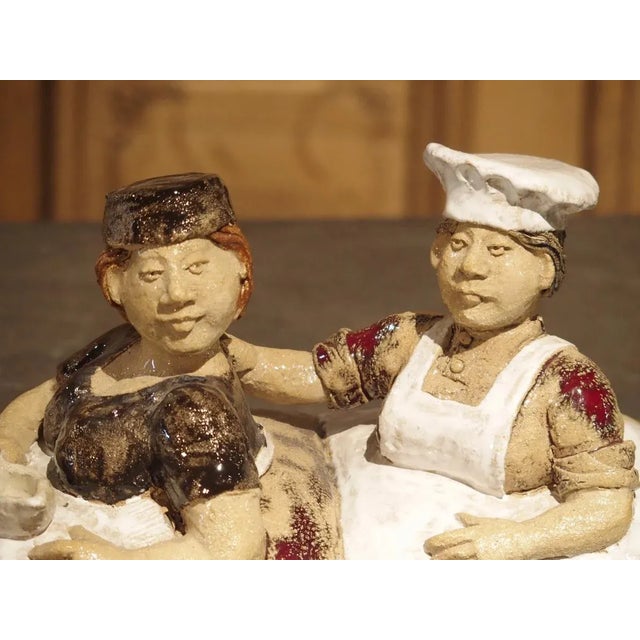 French Painted French Baking Terrine From Provence For Sale - Image 3 of 13