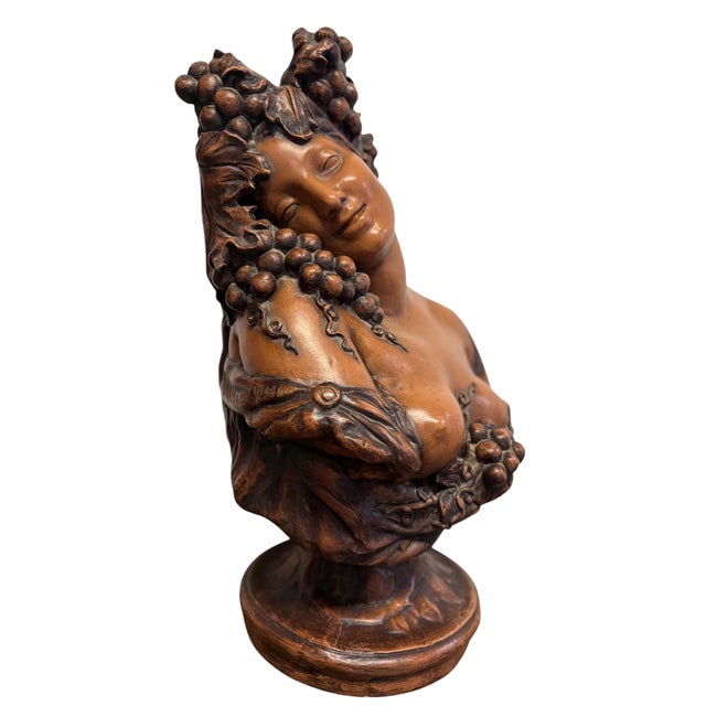 Vintage Terracotta Sculpture, 1920 For Sale - Image 6 of 7