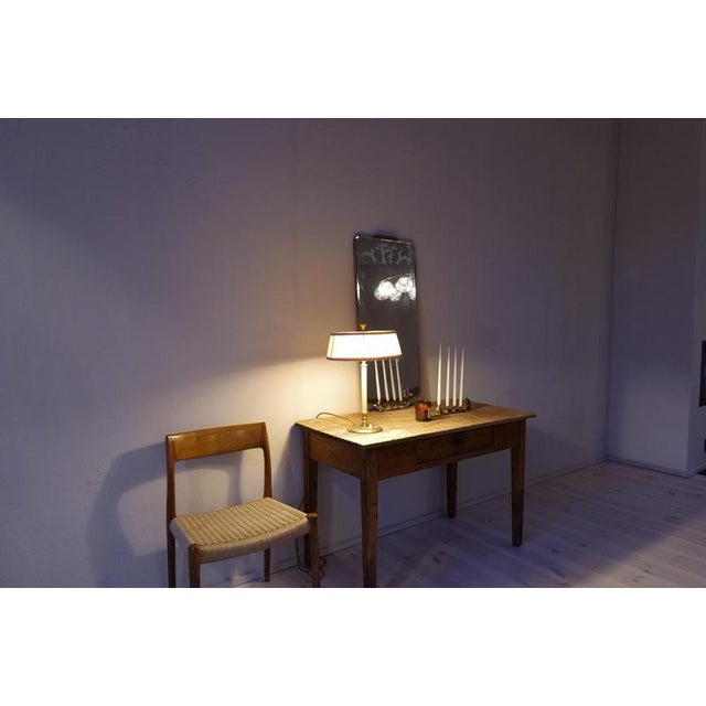 Brown Art Deco Table Lamp from Nordiska Kompaniet, Sweden, 1940s For Sale - Image 8 of 17