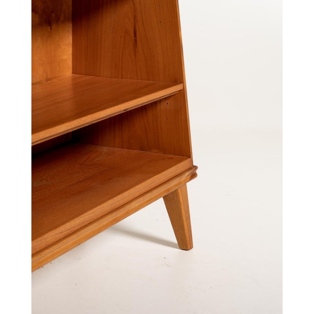 1940s Vintage Scandinavian Elm Bookcase, 1940s For Sale - Image 5 of 8