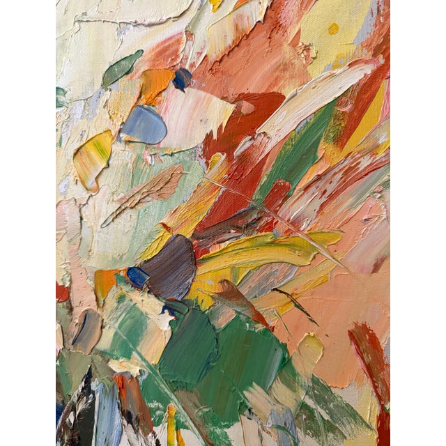 Signed, Square Framed George Barrell / Italo Botti Floral For Sale - Image 10 of 11