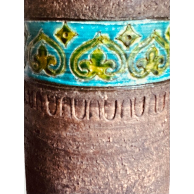 1960's Ceramic Table Lamps in Rimini Blue by Aldo Londo for Bitossi- A Pair For Sale In Miami - Image 6 of 8