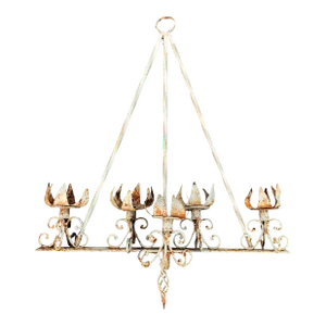 Medieval Style Iron Wall Torchiere