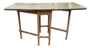 English Gateleg Formica Dining Table