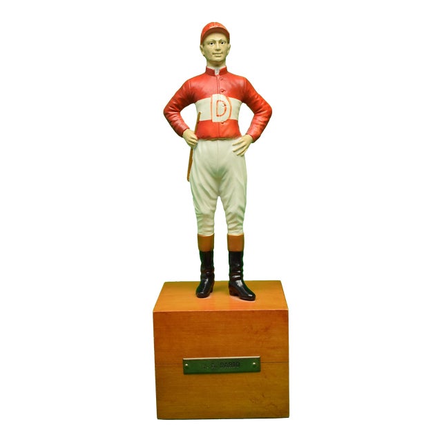 "21" Club Jockey W/ b.a. Dario Owner's Plaque For Sale