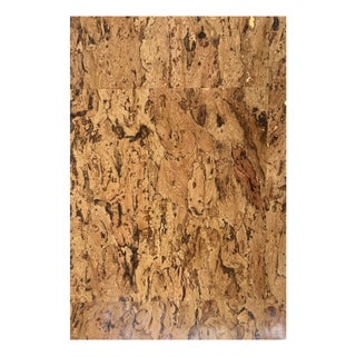Luxury Natural Cork Wallpaper by House Party | Classic Brown on Bronze Metallic | 6 Yards For Sale