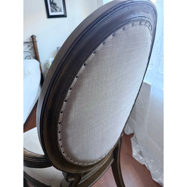 Stanley Furniture Louis XVI Inspired European Farmhouse Oval Back Chairs (Up to 6) by Stanley Furniture For Sale - Image 4 of 8