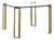 Hollywood Regency Brass and Glass Coffee Table by Peter Ghyczy, 1970s For Sale