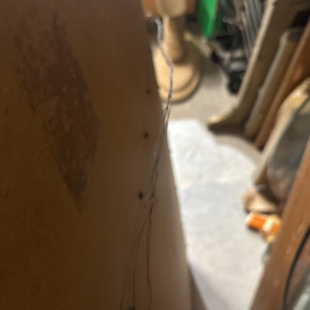 Metal 1970s Large Heavy Gold Detailed Wall Mirror For Sale - Image 7 of 7