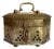 Early 20th Century Indian Pierced Brass Cricket Box For Sale