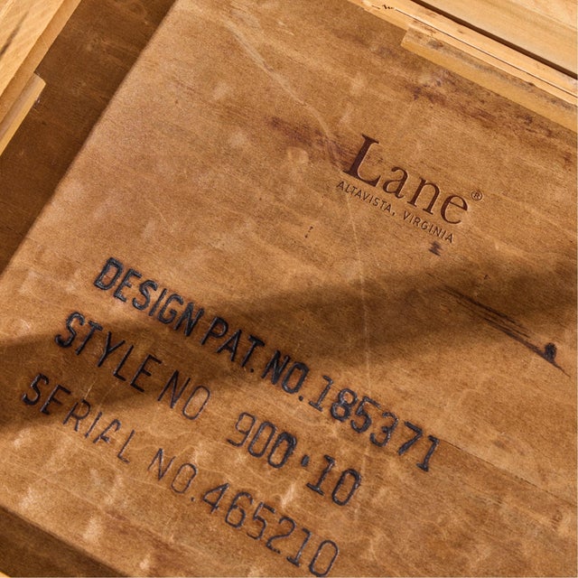 Lane Acclaim Mid Century Walnut Console Table For Sale - Image 9 of 9