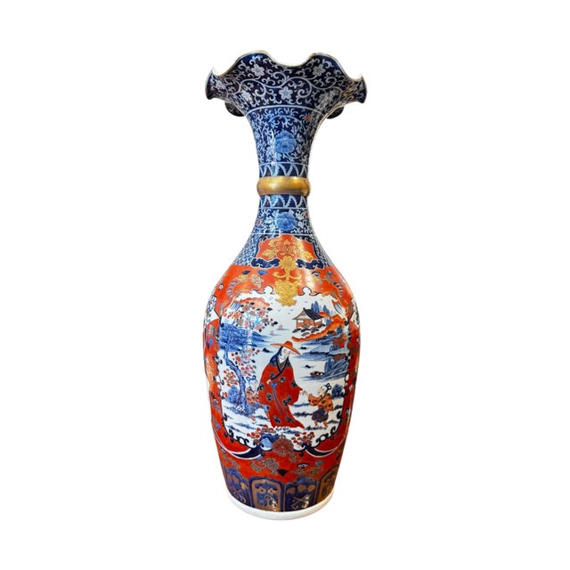 Japanese Japanese Imari Vase For Sale - Image 3 of 5