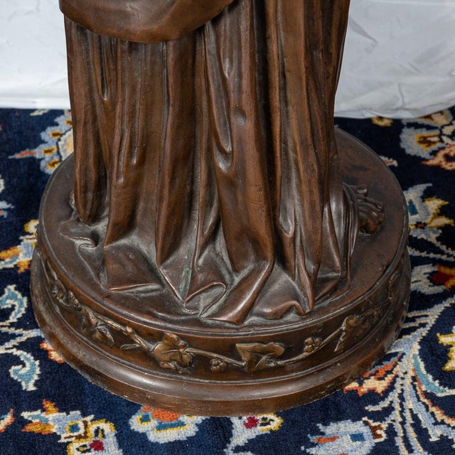 Brown J. L. Maillet, Figurative Sculptures, Late 1800s, Bronzes, Set of 2 For Sale - Image 8 of 18