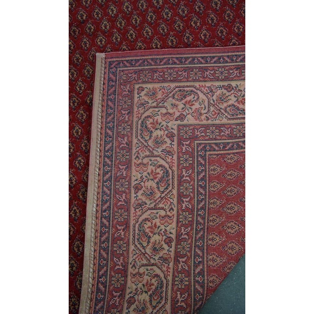 Textile Large Oriental Rug with Mainly Red and Purple For Sale - Image 7 of 8