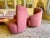 1980s 1980s Vintage UltraSuede Round Flared Oversized Corkscrew Barrel Swivel Chairs in the Manner of Vladimir Kagen Nautilus - a Pair For Sale - Image 5 of 10