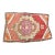 Vintage Red & Orange Nomadic Small Rug For Sale