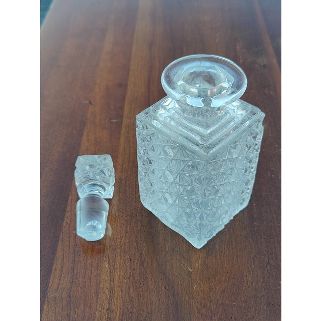 Vintage Eapg Early American Pattern Crystal Cut Glass Decanters For Sale In Washington DC - Image 6 of 8