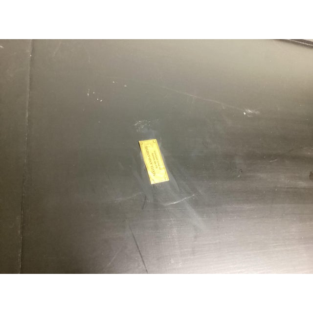 Black Late 20th Century English Regency-Style Painted Wood Hunting Tray Table For Sale - Image 8 of 11