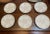 Antique Ceramic Oyster Plates- Set of 6 For Sale In New York - Image 6 of 7