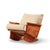 Mid-Century Modern Arden Riddle S308-R Mid Century Cherry Rocking Chair For Sale - Image 3 of 10