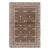 Rug & Kilim’s Modern Block Print Rug in Beige-Brown, with Geometric Patterns - 5x8 For Sale