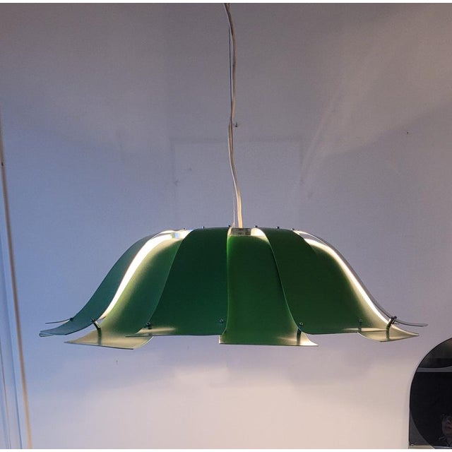 1960s Italian Green Listelli Pendant, 1960s-1970s For Sale - Image 5 of 15