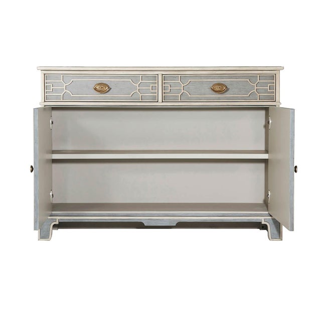 Chinese Chinese Chippendale Painted Cabinet For Sale - Image 3 of 7