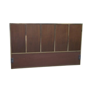 Paul McCobb Calvin Brass Frame Queen Size Headboard For Sale
