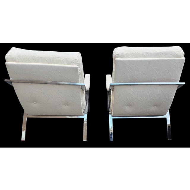 Mid-Century Modern Pair of Vintage Cantilever Lounge Chairs Attributed to Carsons Furniture For Sale - Image 3 of 7
