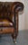 Exceptionally Rare Pair of Fully Restored Antique Howard & Sons Berners Street Leather Chesterfield Sofas For Sale - Image 11 of 18