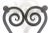 Vintage Wrought Iron Heart Shaped Trivet, Kettle Stand For Sale - Image 6 of 8