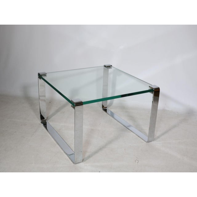 1990s Vintage Glass and Chrome Model 1022 Coffee Table from Draenert, 1990s For Sale - Image 5 of 8