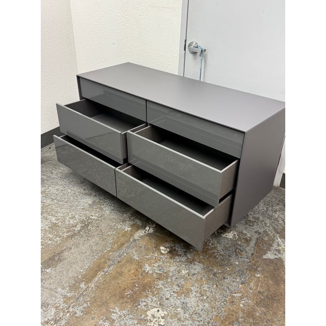 Design Plus Gallery presents the Dado Dresser by Studio Kairos for B&B Italia. This six-drawer dresser has a steel grey...