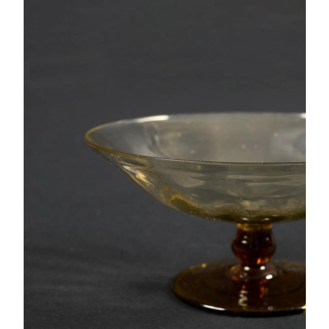 Italian Glass Bowl attributed to Vittorio Zecchin, 1940s For Sale - Image 4 of 8