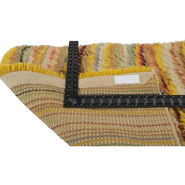 Late 20th Century Vintage Swedish Rya Rug - 02'07 X 04'09 For Sale - Image 5 of 9