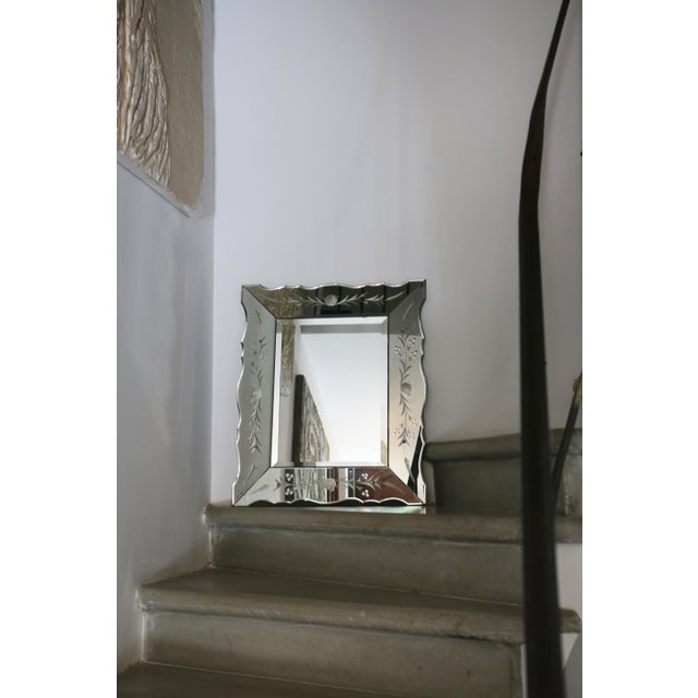 Venetian-style mirror made around 1940-50, continuing the tradition of Italian production inspired by 18th and 19th-...